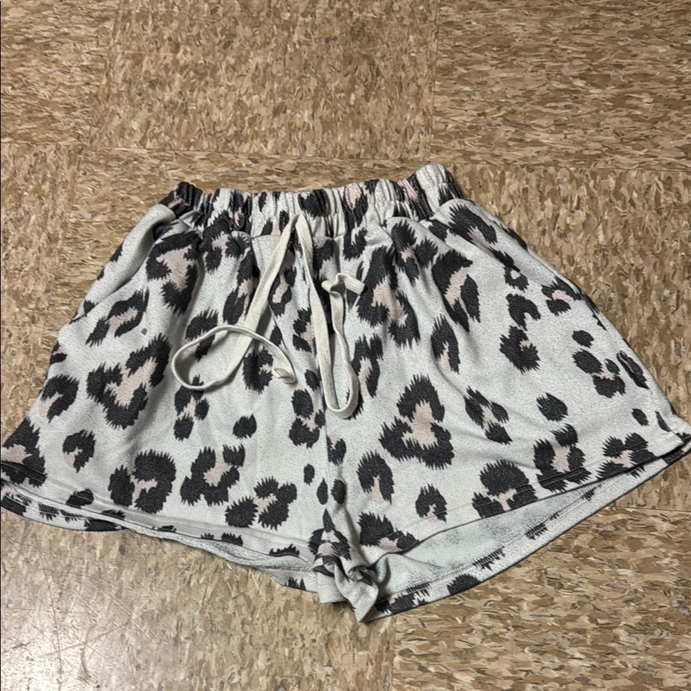 Leopard Print Women's Shorts
